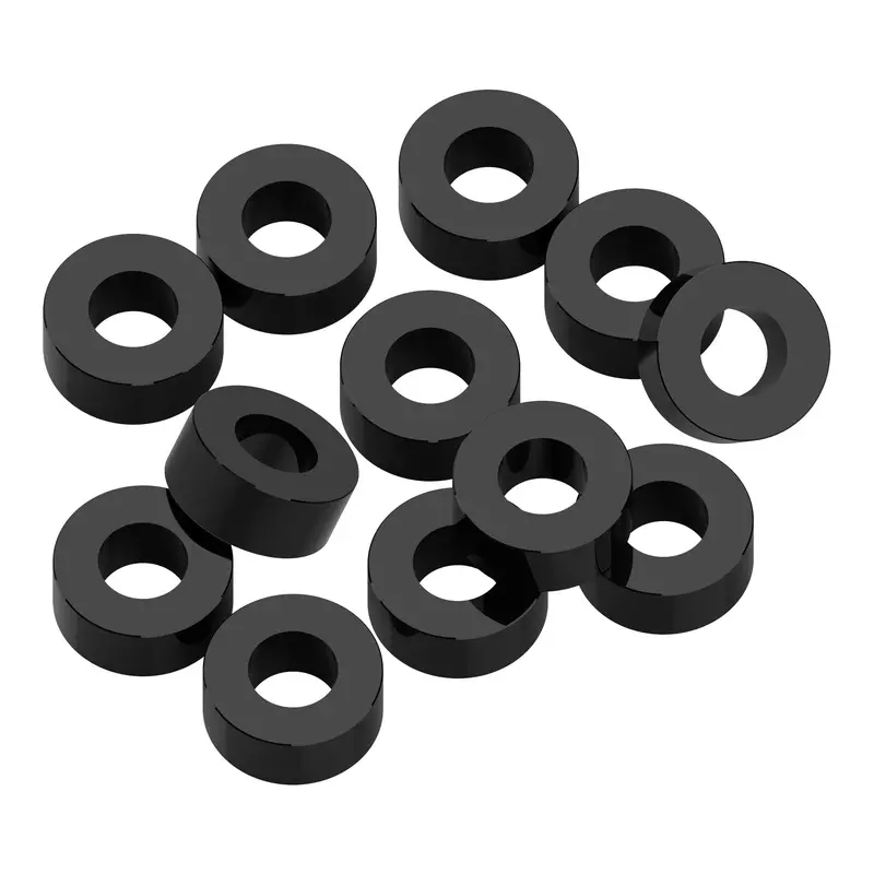 1Up Racing - 3X6x2.5Mm Precision Aluminum Shims - Black - 12Pcs 1