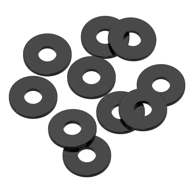 1Up Racing - 3X8x0.75Mm Precision Aluminum Shims - Black - 10Pcs 1