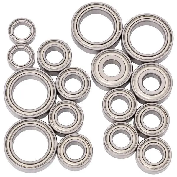 1Up Racing - Cv2 Pro Ball Bearing Set, Chrome/Ceramic, Ae B6.4/B6.4D 1