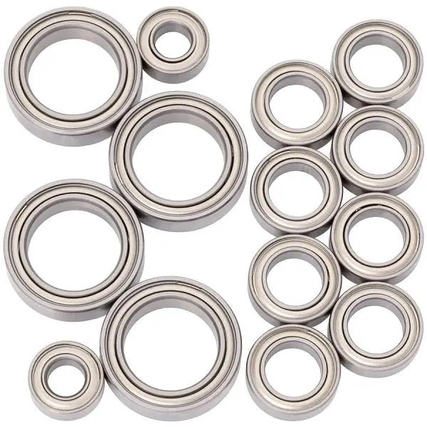 1Up Racing - Cv2 Pro Ball Bearing Set, Chrome/Ceramic, Xray X4 '23 1