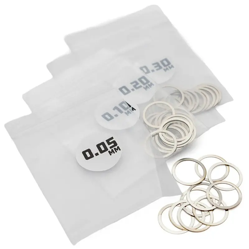1Up Racing - Microtune Shims - 12Mm Id X 0.05, 0.10, 0.20, 0.30 - 10Pcs Ea 1