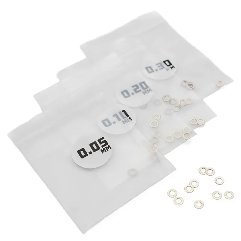 1Up Racing - Microtune Shims - 2.5Mm Id X 0.05, 0.10, 0.20, 0.30 - 10Pcs Ea 1