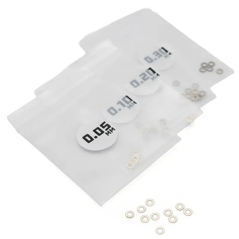 1Up Racing - Microtune Shims - 2Mm Id X 0.05, 0.10, 0.20, 0.30 - 10Pcs Ea 1