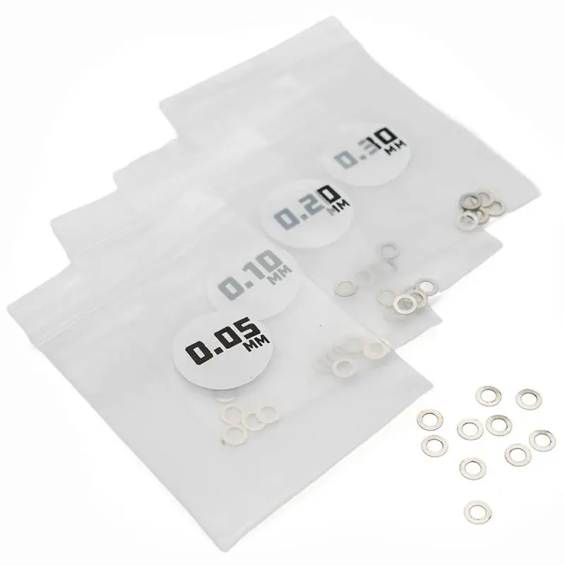 1Up Racing - Microtune Shims - 3Mm Id X 0.05, 0.10, 0.20, 0.30 - 10Pcs Ea 1