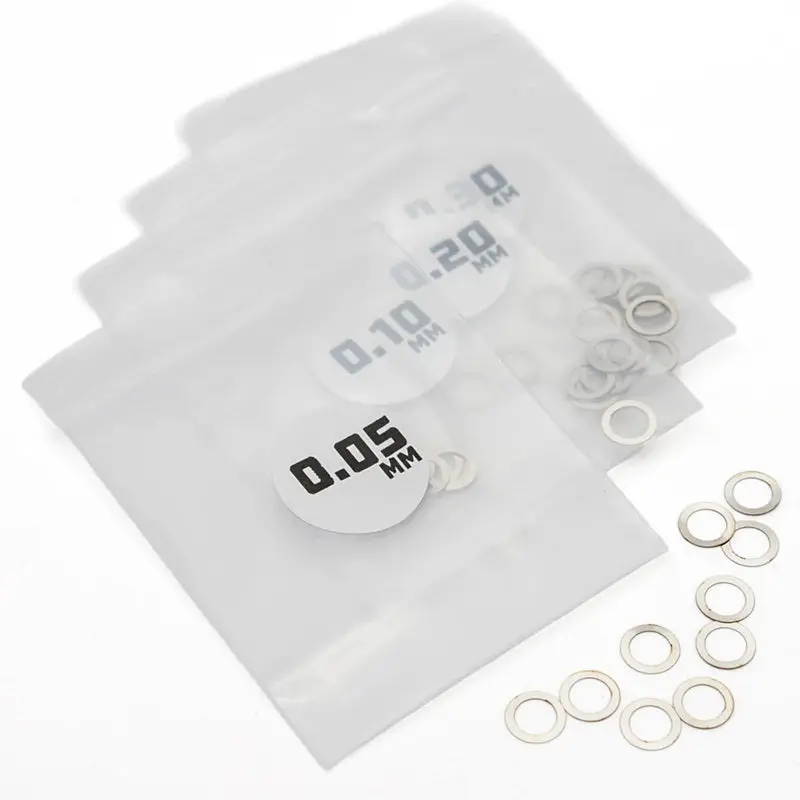 1Up Racing - Microtune Shims - 5Mm Id X 0.05, 0.10, 0.20, 0.30 - 10Pcs Ea 1