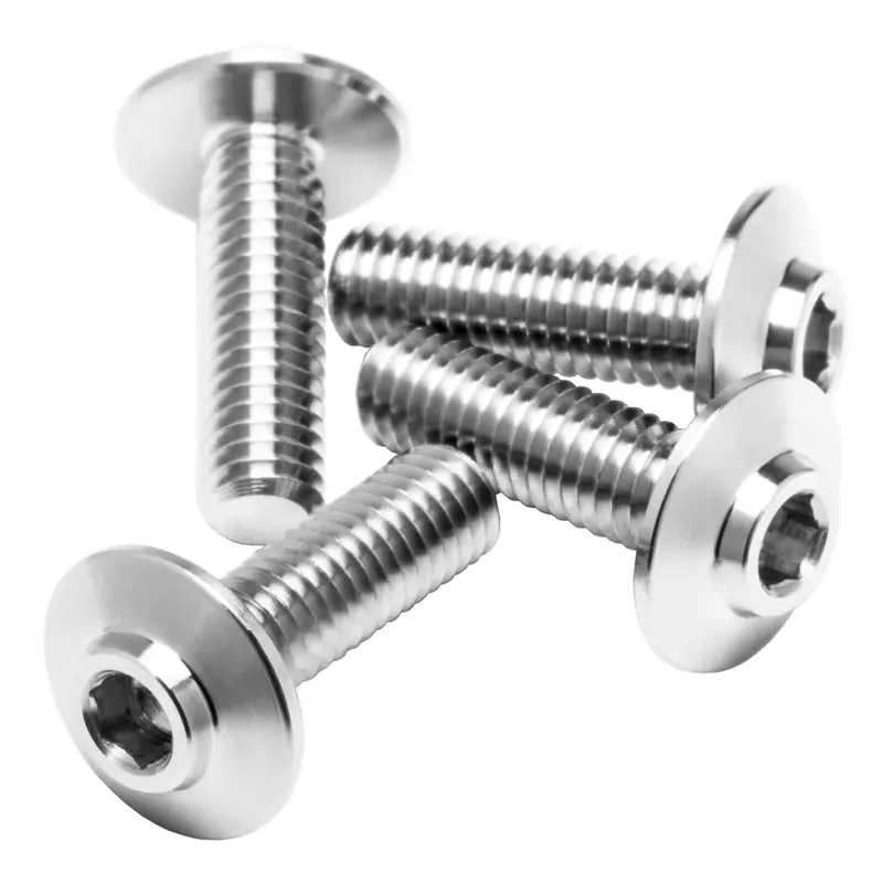 1Up Racing - Pro Duty Titanium Screws, Lockdown Head, M3x10, 4Pcs 1