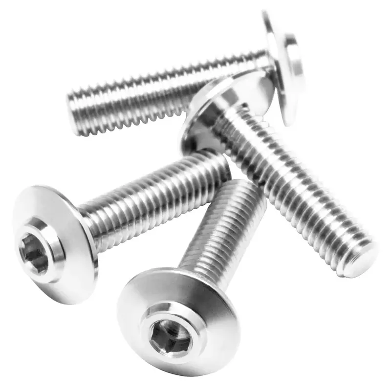1Up Racing - Pro Duty Titanium Screws, Lockdown Head, M3x12, 4Pcs 1