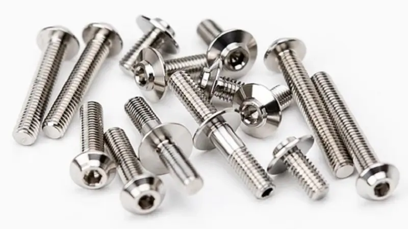 1Up Racing - Pro Duty Titanium Upper Screw Set - Xray Xb2 '25 - Raw Titanium 1