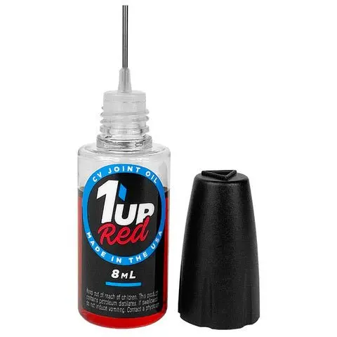 1Up Racing - Red Cv Joint Oil, 8Ml Oiler Bottle 1