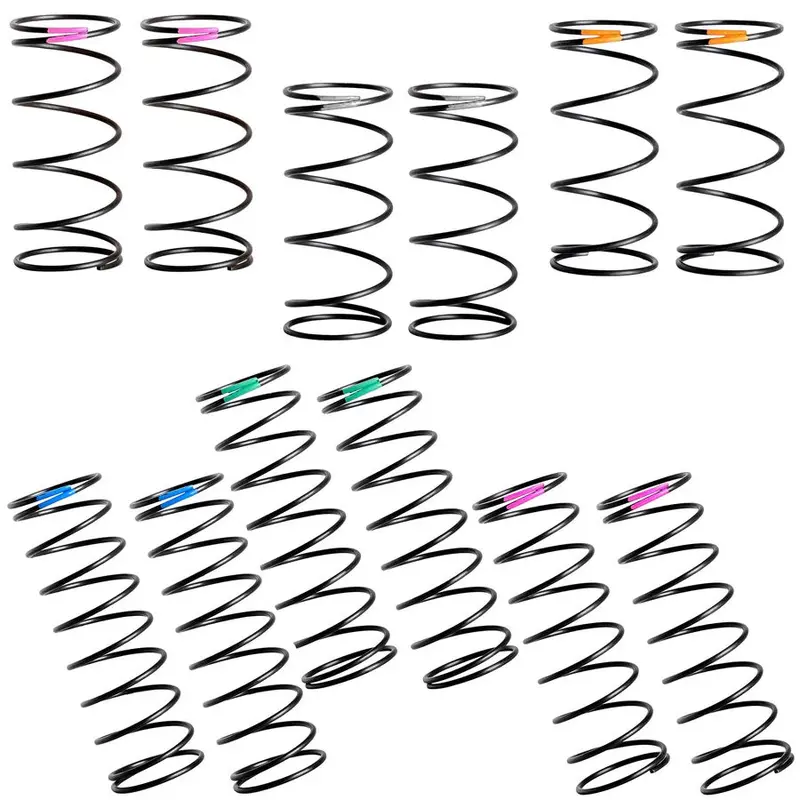 1Up Racing - X-Gear 13Mm Buggy Front & Rear Springs, 6 Pair Firm Set Pro Pack 1
