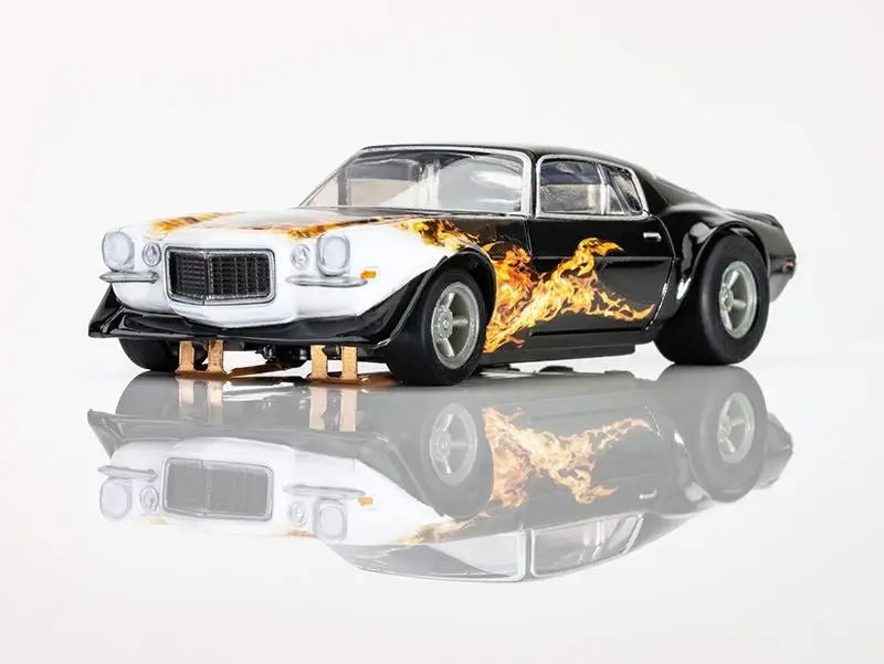 Afx Racing - 1970 Camaro Wildfire Black/Yellow/Orange Ho Scale Slot Car 1