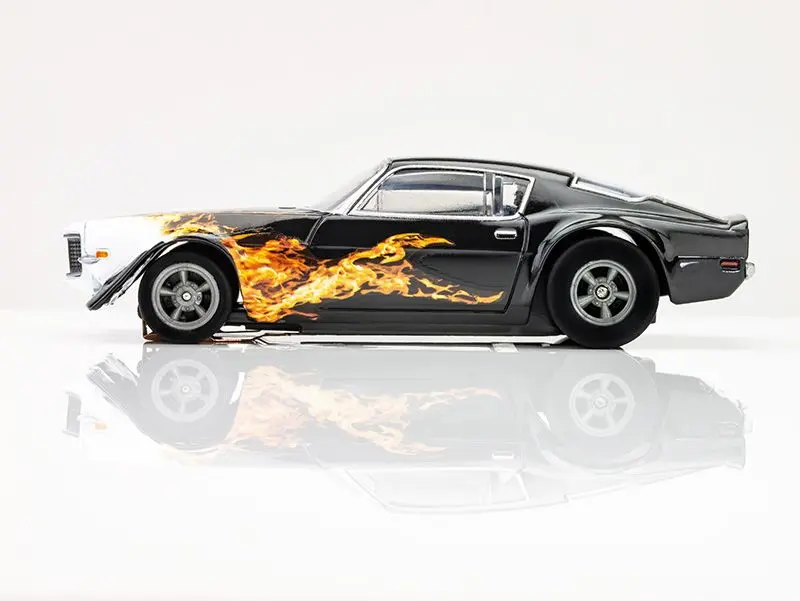 Afx Racing - 1970 Camaro Wildfire Black/Yellow/Orange Ho Scale Slot Car 2