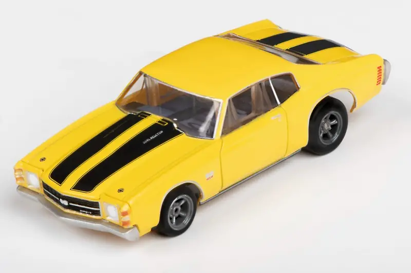 Afx Racing - 1971 Chevelle 454 - Yellow Ho Scale Slot Car 1