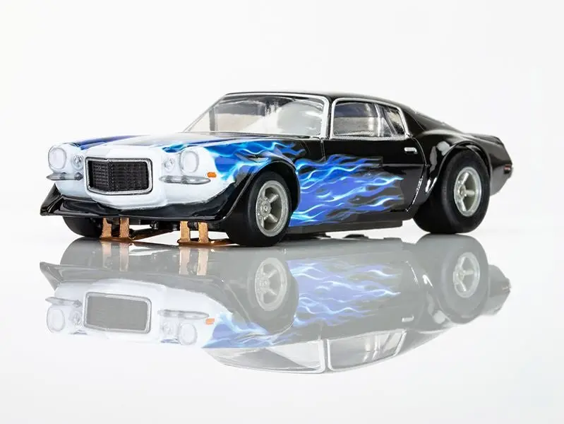 Afx Racing - 1973 Camaro Wildfire, Black/Blue, Ho Scale Slot Car 1