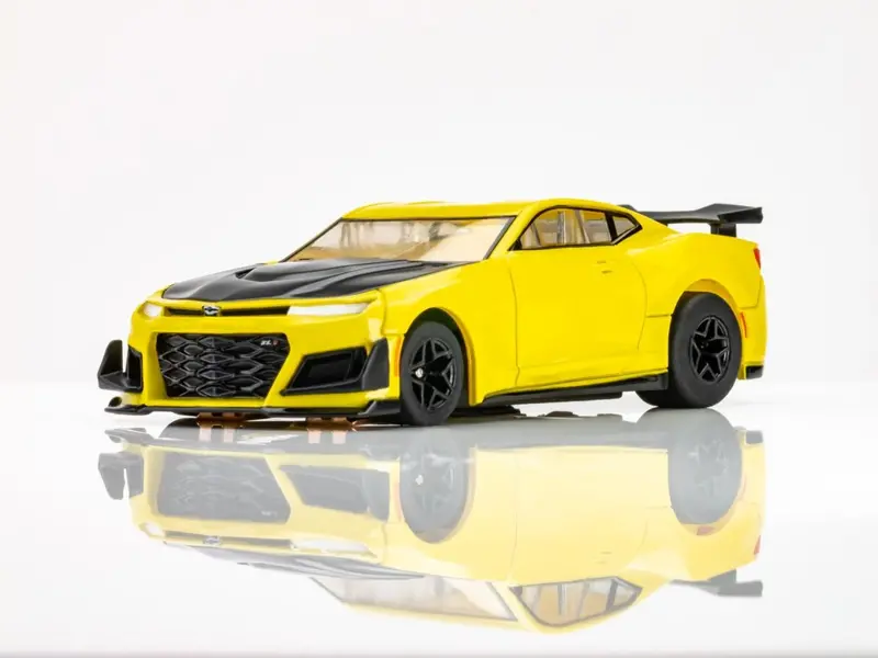 Afx Racing - 2021 Camaro 1Le Shock Yellow Ho Scale Slot Cars 1