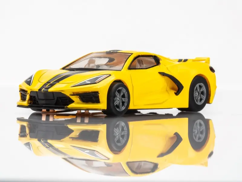 Afx Racing - Corvette C8, Accelerate Yellow, Ho Scale Slot Car 1