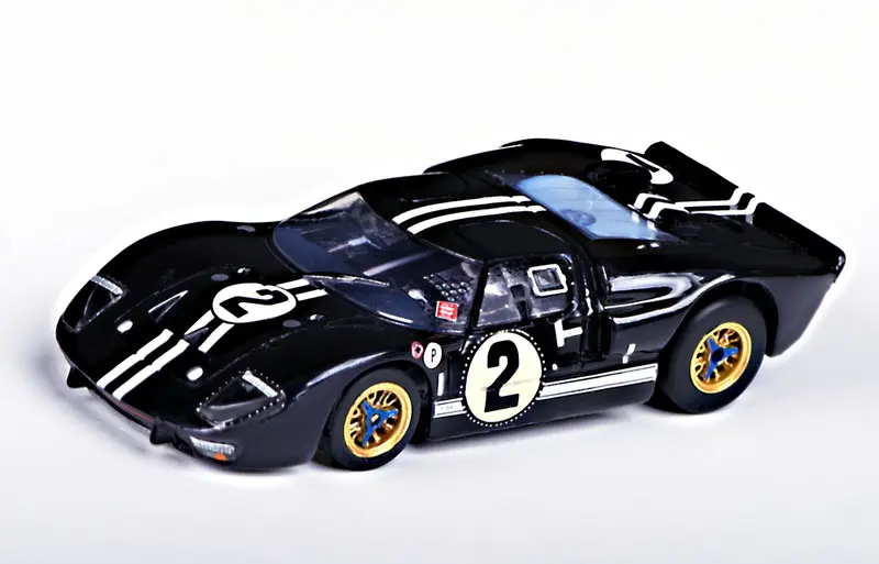 Afx Racing - Ford Gt40 Mark Iib #2 Sebring, Nightmist Blue, Ho Scale Slot Car 1