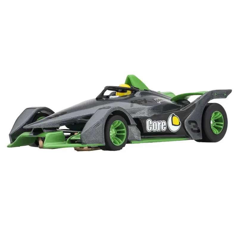 Afx Racing - Formula N #3 Silver/Green Ho Scale Slot Car 1