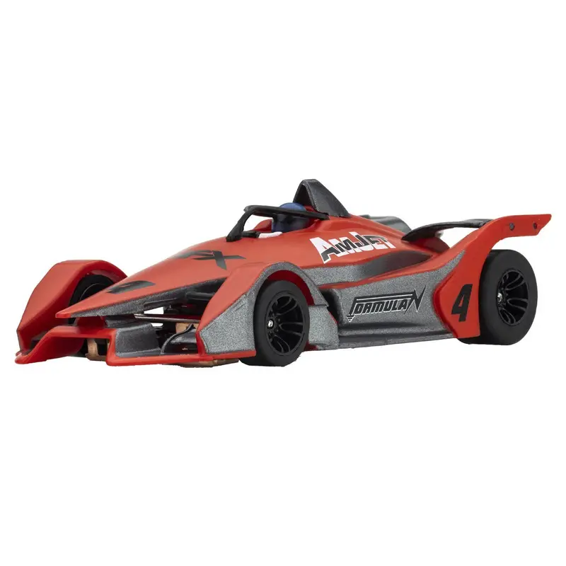 Afx Racing - Formula N #4 Red/Gray Ho Scale Slot Car 1