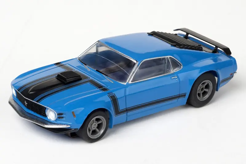Afx Racing - Mustang Boss 302, Blue, Ho Scale Slot Car 1