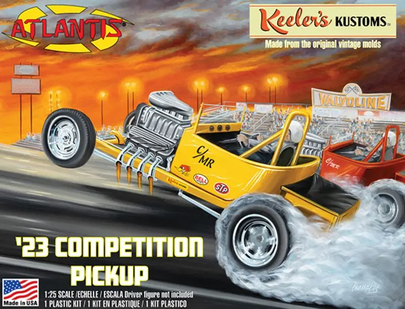 Atlantis Models - 1/25 Kellers Kustom's Competition T Roadster Pickup Plastic Model Kit 1