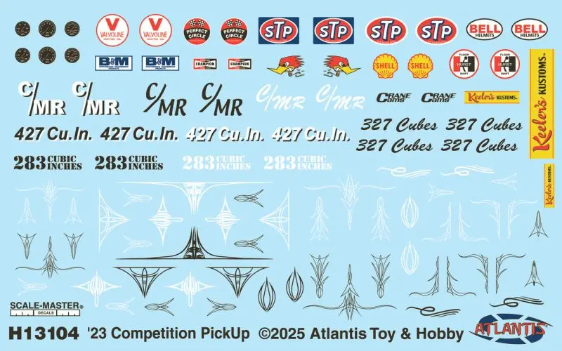 Atlantis Models - 1/25 Kellers Kustom's Competition T Roadster Pickup Plastic Model Kit 2