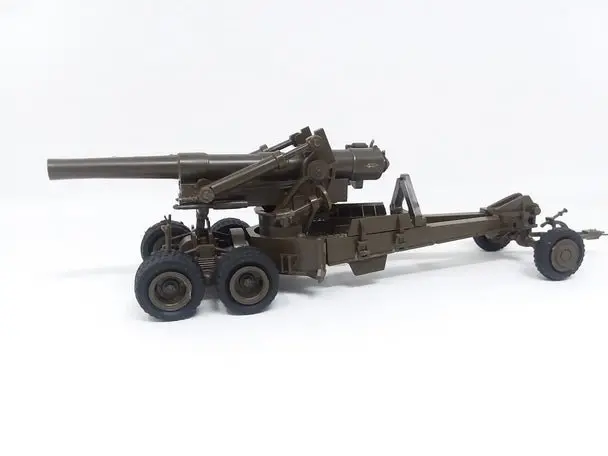 Atlantis Models - 1/48 Us Army Howitzer Gun 8" Plastic Model Kit, Skill Level 2 1