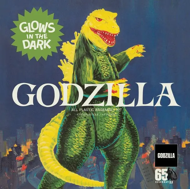 Atlantis Models - 1/600 Godzilla King Of The Monsters Glow Edition Plastic Model Kit 1