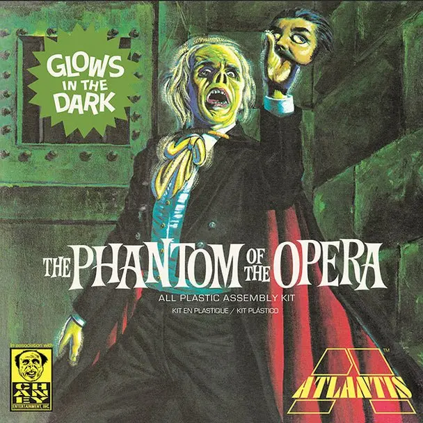 Atlantis Models - 1/8 Lon Chaney Phantom Of The Opera Glow Edition Plastic Model Kit, Skill Level 2 1