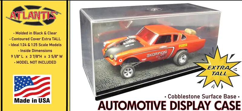 Atlantis Models - Auto Display Case 1/24 1/25 Cobblestone Street 1