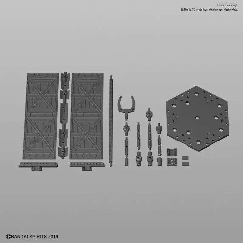 Bandai - #01 Customize Scene Base "30 Mm" Bandai Spirits 1