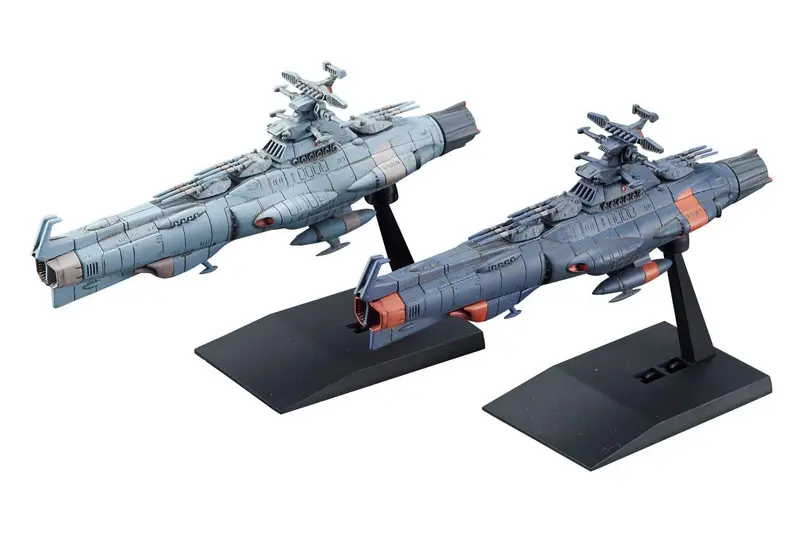 Bandai - #10 U.N.C.F. D-1 Set, 1D Class & Mars-Earth Defense Line Model Kit From "Starblazers" 1