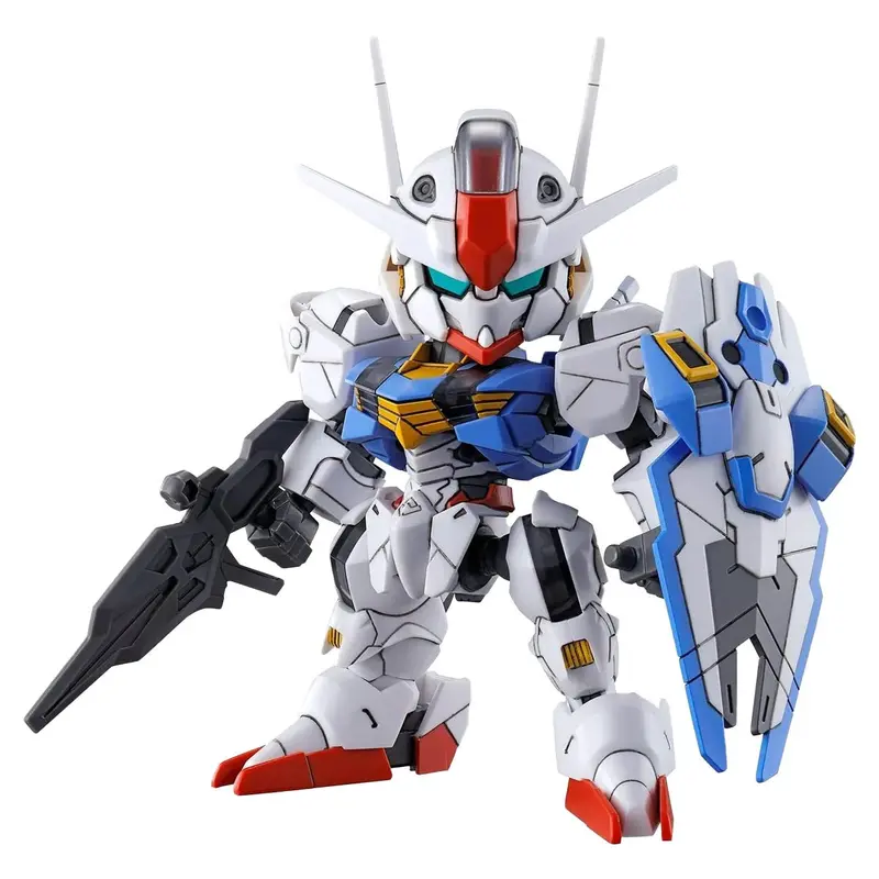 Bandai - #19 Gundam Aerial "The Witch From Mercury", Bandai Hobby Sd 1