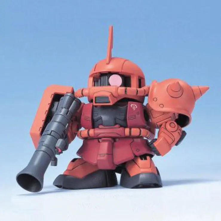 Bandai - Bb231 Ms-06S Zaku Ii Sd Action Figure Model Kit 1