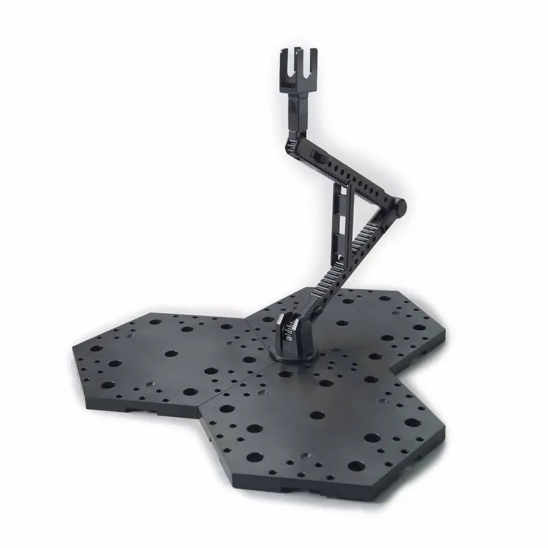 Bandai - Black Action Base 4 Display Stand For 1/100 Scale Models 1