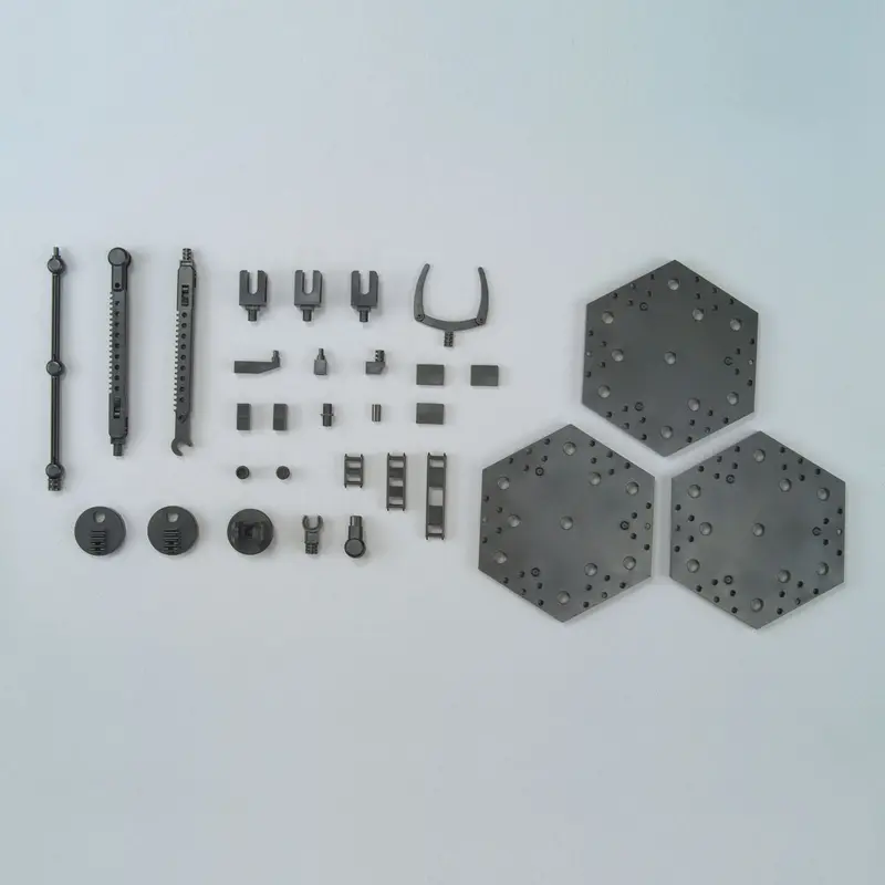 Bandai - Black Action Base 4 Display Stand For 1/100 Scale Models 2