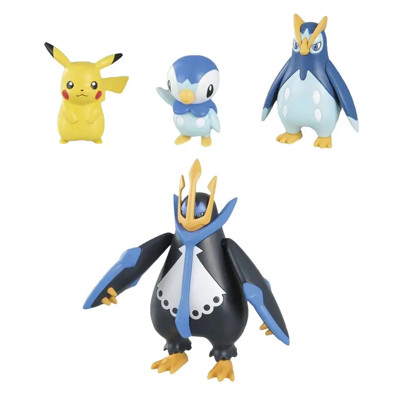 Bandai - Empoleon Evolution Set "Pokemon", Bandai Hobby Pokemon Model Kit 1