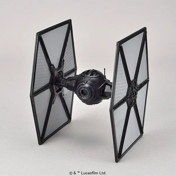 Bandai - First Order Tie Fighter 1/72 Model Kit, Star Wars Character Line 1