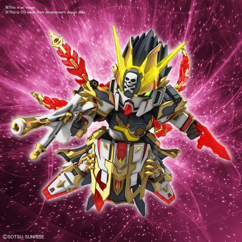 Bandai - Gan Ning Crossbone Gundam Model Kit, From Sd Sangoku Soketsuden 1