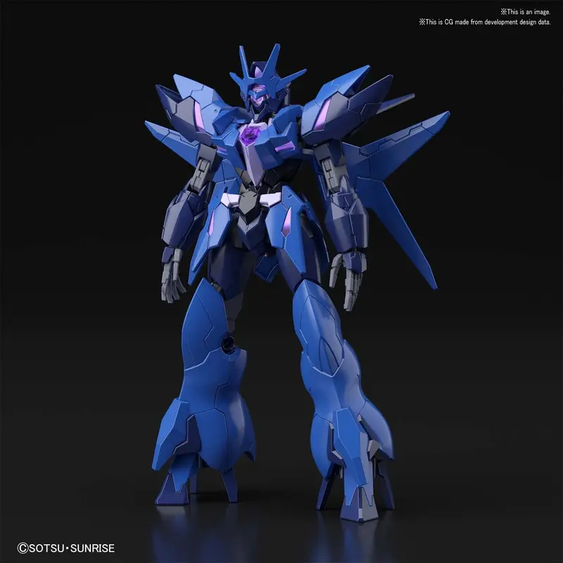 Bandai - Hgbd 1/144 #22 Enemy Gundam Model Kit, From "Gundam Build Divers" 1