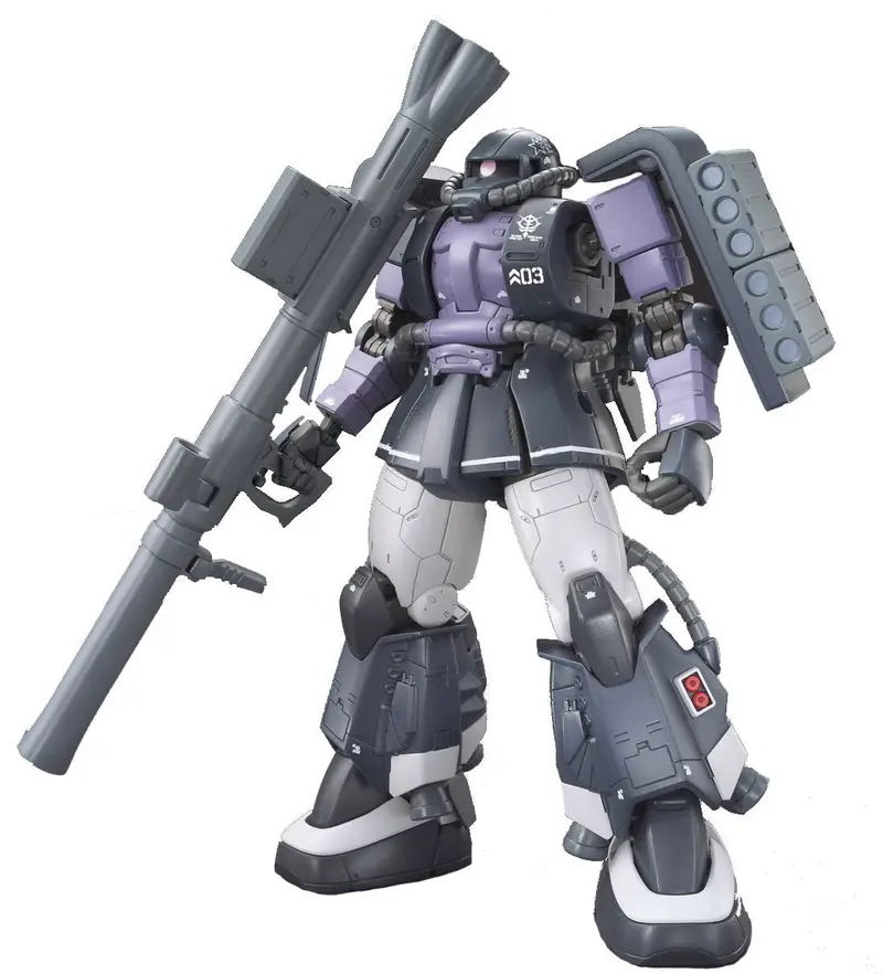 Bandai - Ms-06R-1A Zaku Gaia/Mash Custom Hg 1/144 Model Kit 1