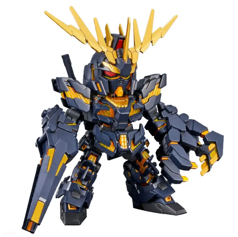 Bandai - Sd Gundam Cross Silhouette Unicorn Gundam 02 Banshee (Destroy Mode)&Banshee Norn Parts Set 1