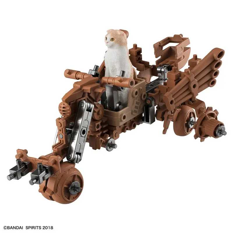 Bandai - Tenkomori 2 Neko Apocalypse Trike Model Kit, From "Neko Busou" 1
