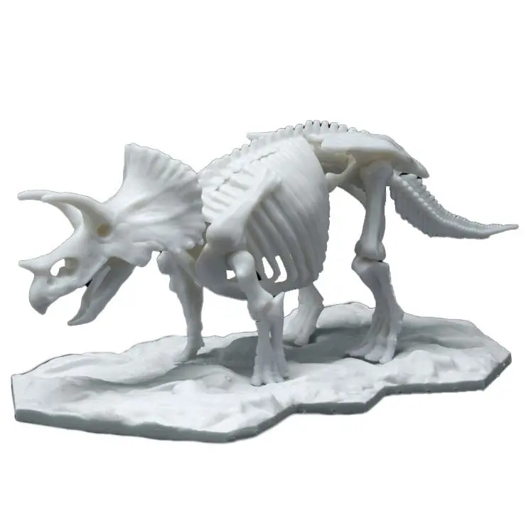 Bandai - Triceratops Dinosaur Model Kit Limex Skeleton, Bandai Spirits Hobby 1