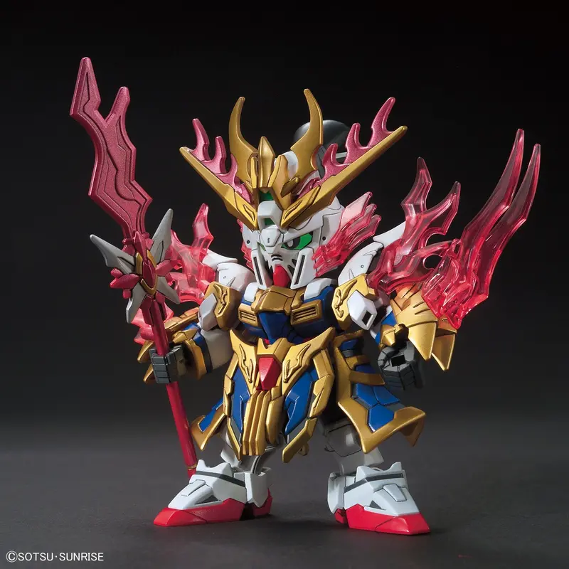 Bandai - Zhang Fei God Gundam Sd Model Kit, From "Sd Sangoku Soketsuden" 1