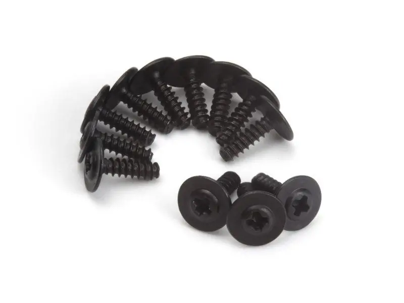 Blackzon - Flange Tapping Screws Pwtho2.3*8Mm (12Pcs) For Spryte Turbo 1