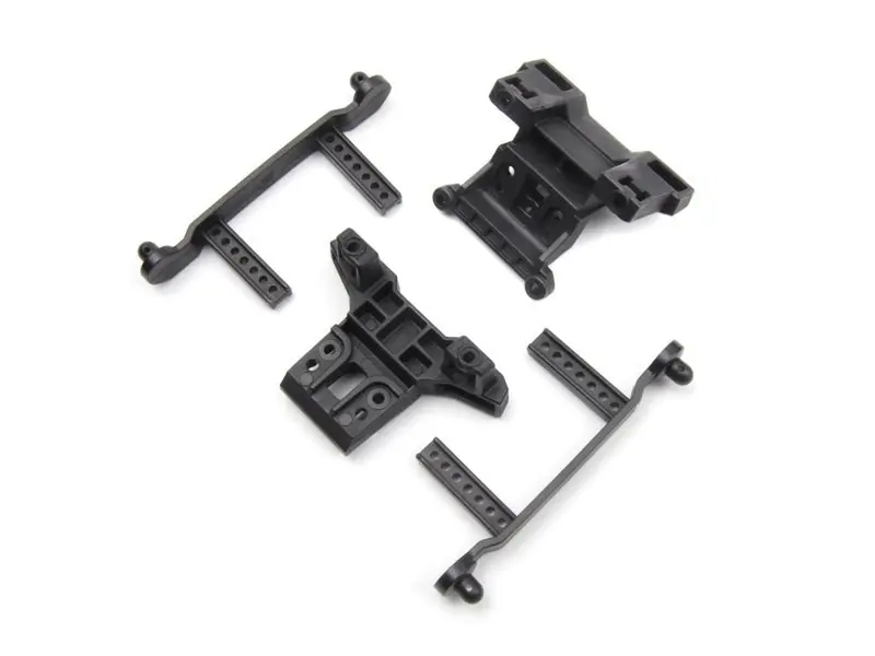 Blackzon - Front & Rear Shock Tower Set With Body Posts For Vyper 1