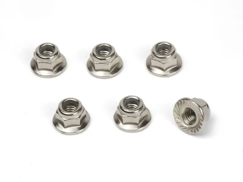Blackzon - M4 Flanged Lock Nuts (6Pcs) For Vyper 1