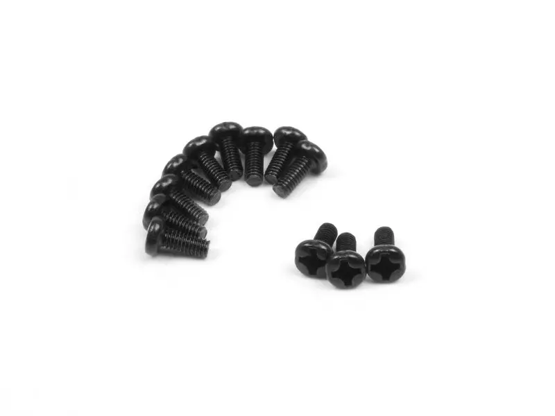 Blackzon - Pan Head Screws 2.5X6mm (12Pcs) 1