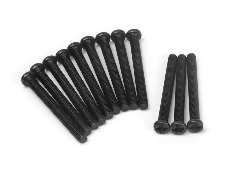 Blackzon - Pan Head Screws 3X30mm (12Pcs) For Vyper 1